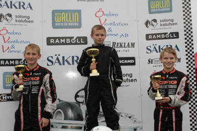 HöstYran 2012 - 1:a Jakob Sandqvist, 2:a Oliver Fürstenhoff, 3:a Max Runesson